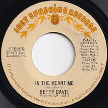 画像をギャラリービューアに読み込む, Betty Davis - Ooh Yea / In The Meantime (7 inch Record / Used)

