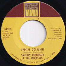 画像をギャラリービューアに読み込む, Smokey Robinson, Miracles - Special Occasion / Give Her Up (7 inch Record / Used)
