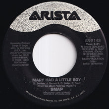 Load image into Gallery viewer, Snap - Mary Had A Little Boy / Witness The Strength (7 inch Record / Used)
