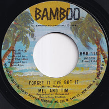 Load image into Gallery viewer, Mel And Tim - Mail Call Time / Forget It I've Got It (7 inch Record / Used)
