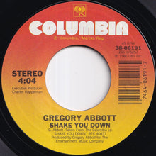 Load image into Gallery viewer, Gregory Abbott - Shake You Down / Wait Until Tomorrow (7 inch Record / Used)
