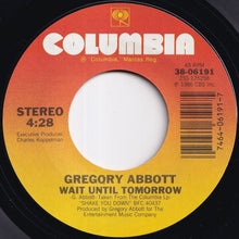 Load image into Gallery viewer, Gregory Abbott - Shake You Down / Wait Until Tomorrow (7 inch Record / Used)
