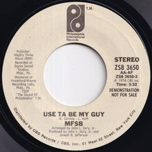 画像をギャラリービューアに読み込む, MFSB - Use Ta Be My Guy / Use Ta Be My Guy (7 inch Record / Used)

