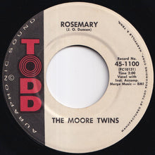 画像をギャラリービューアに読み込む, Moore Twins - Rosemary / It Can Never Be The Same (7 inch Record / Used)
