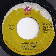 画像をギャラリービューアに読み込む, Billy Paul - Me And Mrs. Jones / Your Song (7 inch Record / Used)
