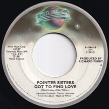 画像をギャラリービューアに読み込む, Pointer Sisters - Sweet Lover Man / Got To Find Love (7 inch Record / Used)

