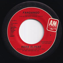 画像をギャラリービューアに読み込む, Herb Alpert - Fandango (Stereo) / (Mono) (7 inch Record / Used)
