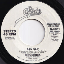 画像をギャラリービューアに読み込む, Hiroshima - San Say / San Say (7 inch Record / Used)
