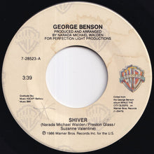 画像をギャラリービューアに読み込む, George Benson - Shiver / Love Is Here Tonight (7 inch Record / Used)

