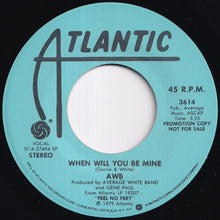 画像をギャラリービューアに読み込む, AWB - When Will You Be Mine (Stereo) / (Mono) (7 inch Record / Used)
