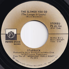 画像をギャラリービューアに読み込む, Starbuck - I Got To Know / The Slower You Go (The Longer It Lasts) (7 inch Record / Used)

