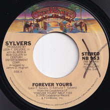 画像をギャラリービューアに読み込む, Sylvers - Forever Yours / Diamonds Are Rare (7 inch Record / Used)
