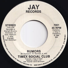 画像をギャラリービューアに読み込む, Timex Social Club - Rumors / Rumors (7 inch Record / Used)
