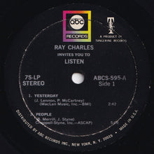 画像をギャラリービューアに読み込む, Ray Charles - Yesterday; People / I'll Be Seeing You; Here We Go Again (7 inch Record / Used)

