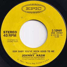 画像をギャラリービューアに読み込む, Johnny Nash - Stir It Up / Ooh Baby You've Been Good To Me (7 inch Record / Used)
