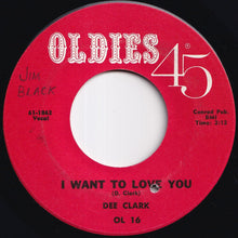Load image into Gallery viewer, Dee Clark - Raindrops / I Want To Love You (7 inch Record / Used)
