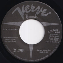 Load image into Gallery viewer, Ella Fitzgerald - A Hard Day's Night / And The Angels Sing (7 inch Record / Used)
