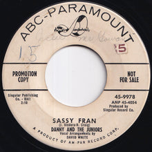Load image into Gallery viewer, Danny And The Juniors - Sassy Fran / I Feel So Lonely (7 inch Record / Used)
