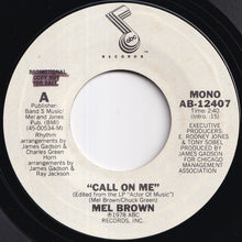 画像をギャラリービューアに読み込む, Mel Brown - Call On Me (Stereo) / (Mono) (7 inch Record / Used)
