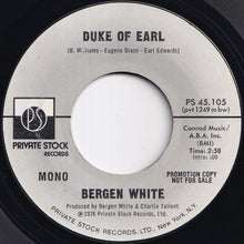 Load image into Gallery viewer, Bergen White - Duke Of Earl (Stereo) / (Mono) (7 inch Record / Used)

