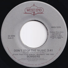 Load image into Gallery viewer, Bombers - (Everybody) Get Dancin' / Don't Stop The Music (7 inch Record / Used)
