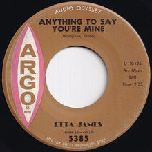 画像をギャラリービューアに読み込む, Etta James - Trust In Me / Anything To Say You're Mine (7 inch Record / Used)
