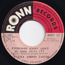 画像をギャラリービューアに読み込む, Little Johnny Taylor - Everybody Knows About My Good Thing (Pt. 1) / (Pt. 2) (7 inch Record / Used)
