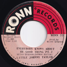 画像をギャラリービューアに読み込む, Little Johnny Taylor - Everybody Knows About My Good Thing (Pt. 1) / (Pt. 2) (7 inch Record / Used)
