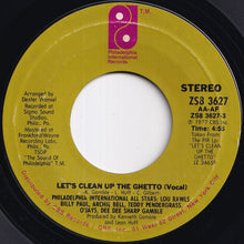 画像をギャラリービューアに読み込む, Philadelphia International All Stars / MFSB - Let's Clean Up The Ghetto / (Instrumental) (7 inch Record / Used)

