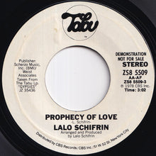 画像をギャラリービューアに読み込む, Lalo Schifrin - Moonlight Gypsies / Prophecy Of Love (7 inch Record / Used)

