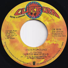 画像をギャラリービューアに読み込む, Curtis Mayfield - Superfly / Underground (7 inch Record / Used)
