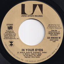 画像をギャラリービューアに読み込む, War - Me And Baby Brother / In Your Eyes (7 inch Record / Used)
