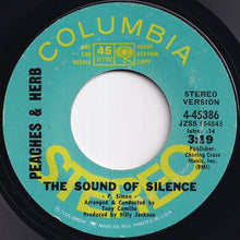 画像をギャラリービューアに読み込む, Peaches &amp; Herb - The Sound Of Silence (Stereo) / (Mono) (7 inch Record / Used)

