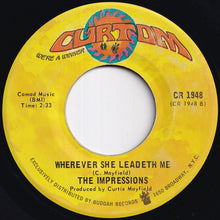 画像をギャラリービューアに読み込む, Impressions - Amen (1970) / Wherever She Leadeth Me (7 inch Record / Used)
