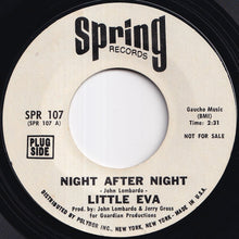 Load image into Gallery viewer, Little Eva - Night After Night / Something About You (7 inch Record / Used)
