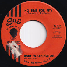 画像をギャラリービューアに読み込む, Baby Washington - No Time For Pity / There He Is (7 inch Record / Used)
