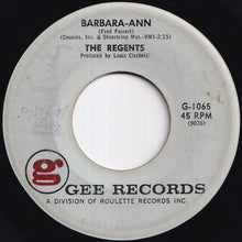 画像をギャラリービューアに読み込む, Regents - Barbara-Ann / I'm So Lonely (7 inch Record / Used)
