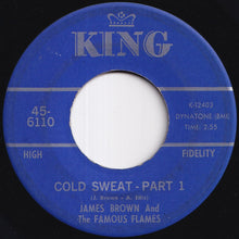 画像をギャラリービューアに読み込む, James Brown &amp; The Famous Flames - Cold Sweat (Part 1) / (Part 2) (7 inch Record / Used)

