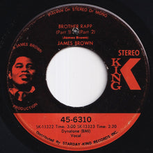 画像をギャラリービューアに読み込む, James Brown - Brother Rapp (Part 1) &amp; (Part 2) / Bewildered (7 inch Record / Used)

