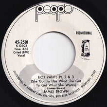 画像をギャラリービューアに読み込む, James Brown - Hot Pants (Part 1) / (Part 2) &amp; (Part 3) (7 inch Record / Used)
