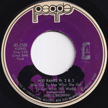 画像をギャラリービューアに読み込む, James Brown - Hot Pants (Part 1) / (Part 2) &amp; (Part 3) (7 inch Record / Used)
