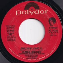画像をギャラリービューアに読み込む, James Brown - Bodyheat (Part 1) / (Part 2) (7 inch Record / Used)
