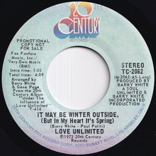 画像をギャラリービューアに読み込む, Love Unlimited - It May Be Winter Outside (But In My Heart It's Spring) / (Short Version) (7 inch Record / Used)
