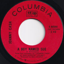 Load image into Gallery viewer, Johnny Cash - A Boy Named Sue / San Quentin (7 inch Record / Used)
