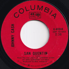 Load image into Gallery viewer, Johnny Cash - A Boy Named Sue / San Quentin (7 inch Record / Used)
