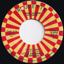 画像をギャラリービューアに読み込む, Little Anthony &amp; The Imperials - Shimmy Shimmy Ko Ko Bop / I'm Alright (7 inch Record / Used)
