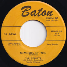 Load image into Gallery viewer, Fidelity's - Memories Of You / Can't You Come Out (7 inch Record / Used)
