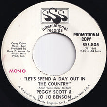 画像をギャラリービューアに読み込む, Peggy Scott &amp; Jo Jo Benson - Let's Spend A Day Out In The Country (Stereo) / (Mono) (7 inch Record / Used)
