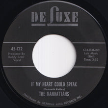 Load image into Gallery viewer, Manhattans - If My Heart Could Speak / Loneliness (7 inch Record / Used)
