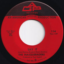画像をギャラリービューアに読み込む, Masqueraders - The Grass Was Green / Say It (7 inch Record / Used)
